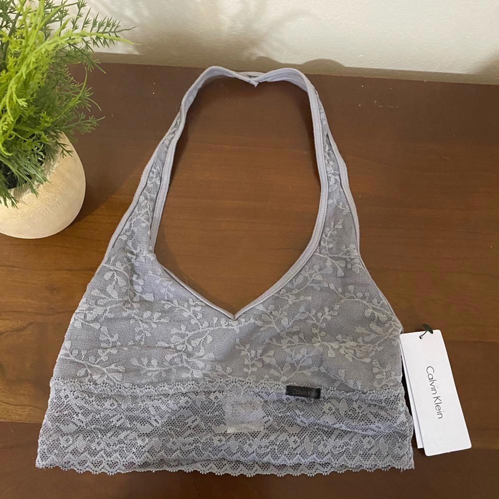 Brand New Calvin Klein Purple Lace Bralette w/tags